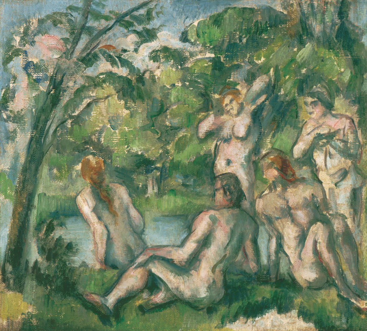 Uimarit tekijältä Paul Cézanne