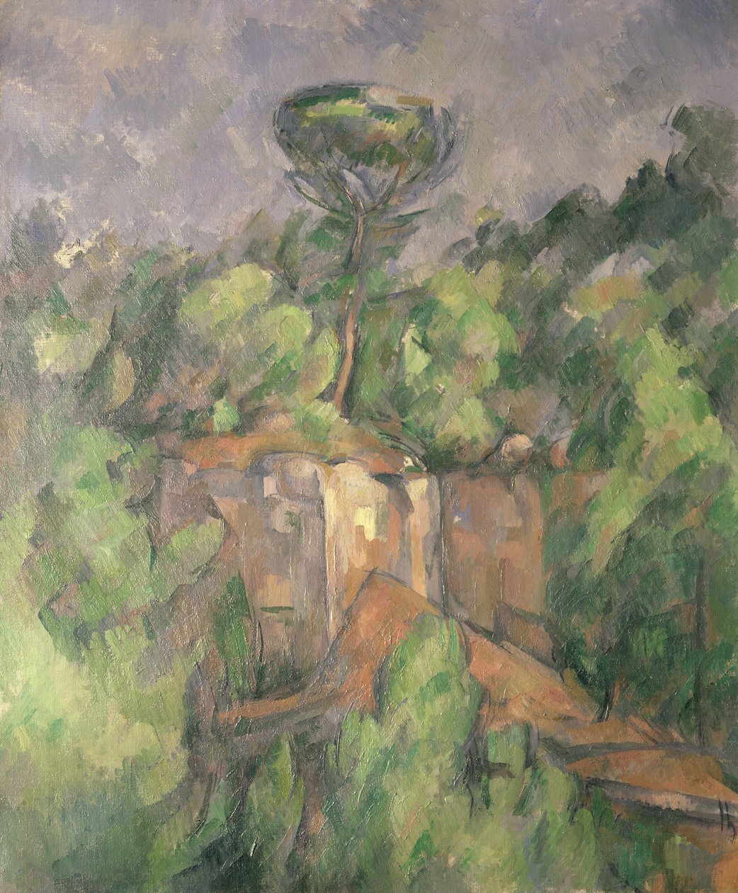 Bibemus-louhos, 1898-1900 tekijältä Paul Cézanne