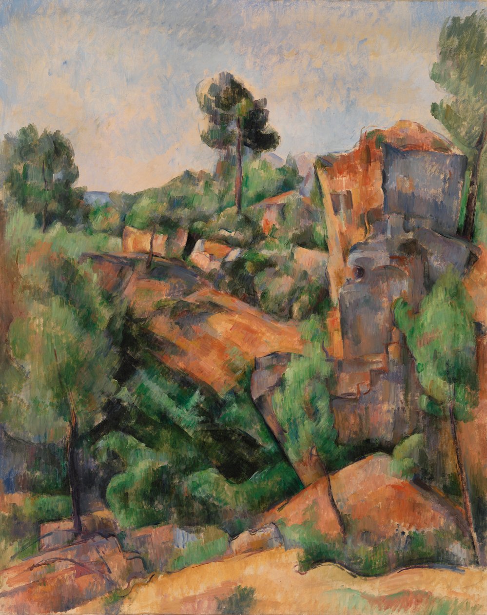 Bibémin louhos (Carrière de Bibémus) tekijältä Paul Cézanne