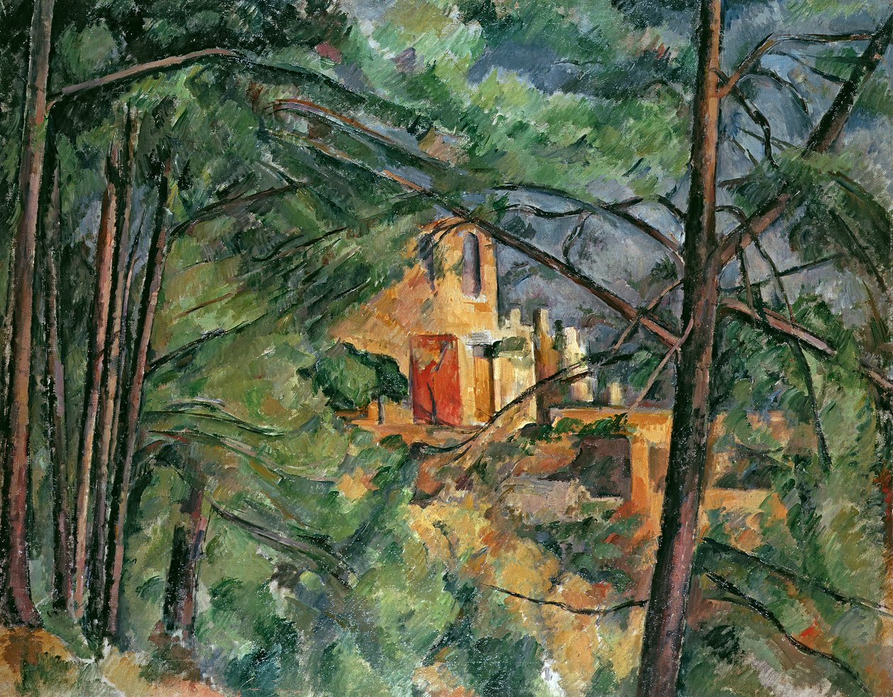 Chateau Noir, noin 1904 tekijältä Paul Cézanne