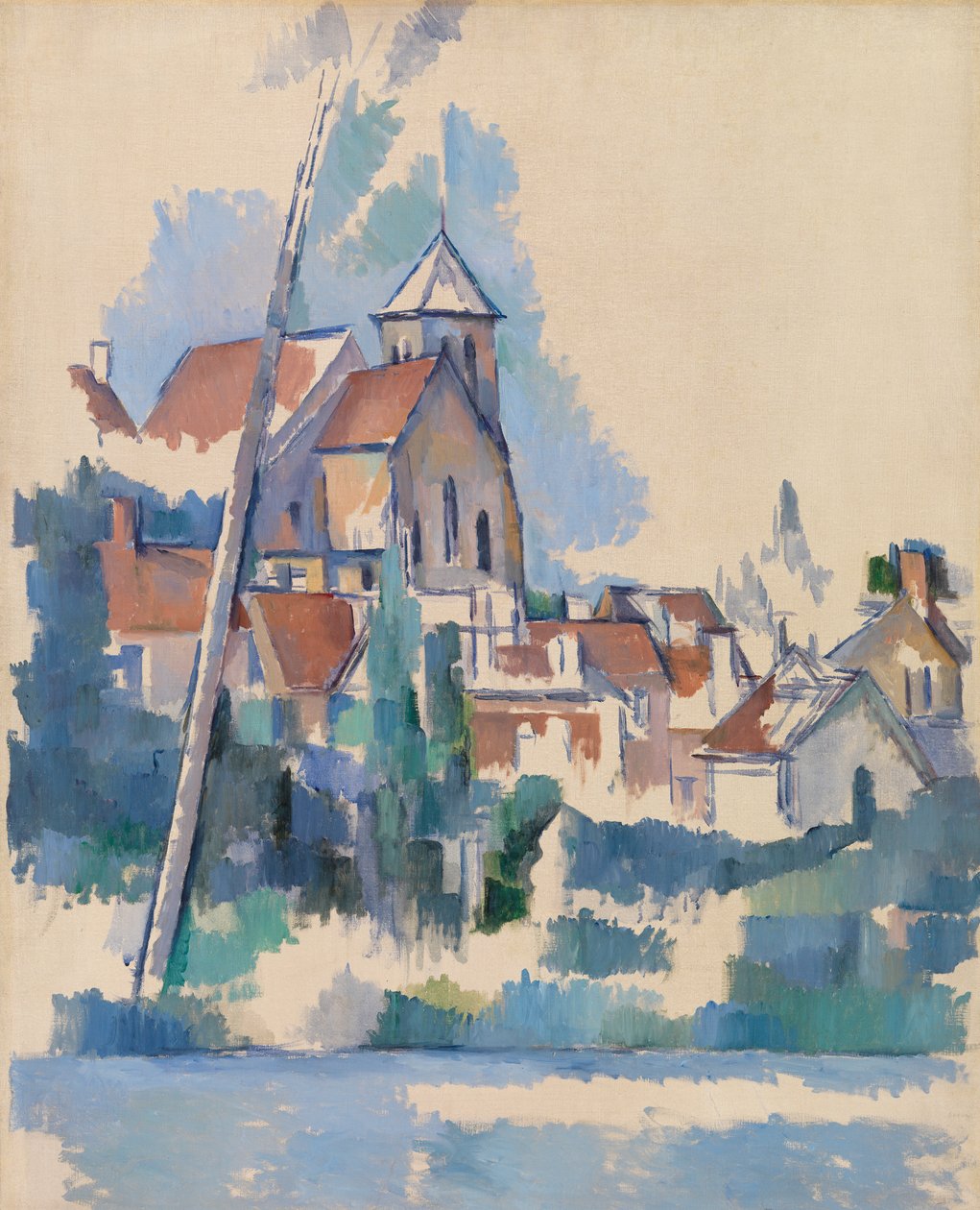 Montigny-sur-Loingin kirkko, 1898 tekijältä Paul Cézanne
