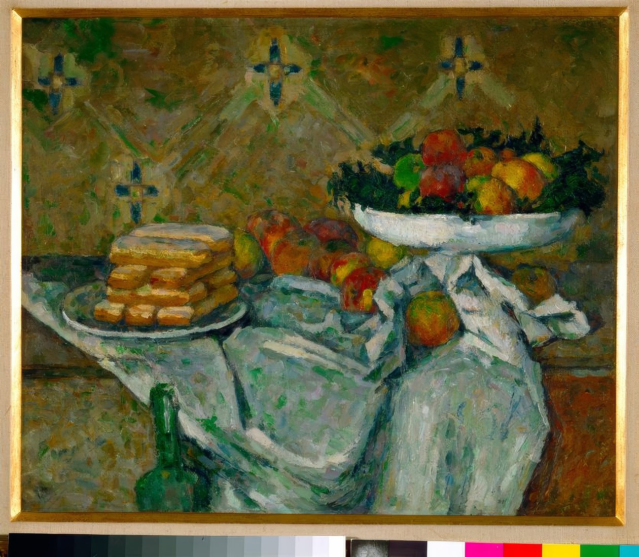 Compotier et assiette de keksit tekijältä Paul Cézanne