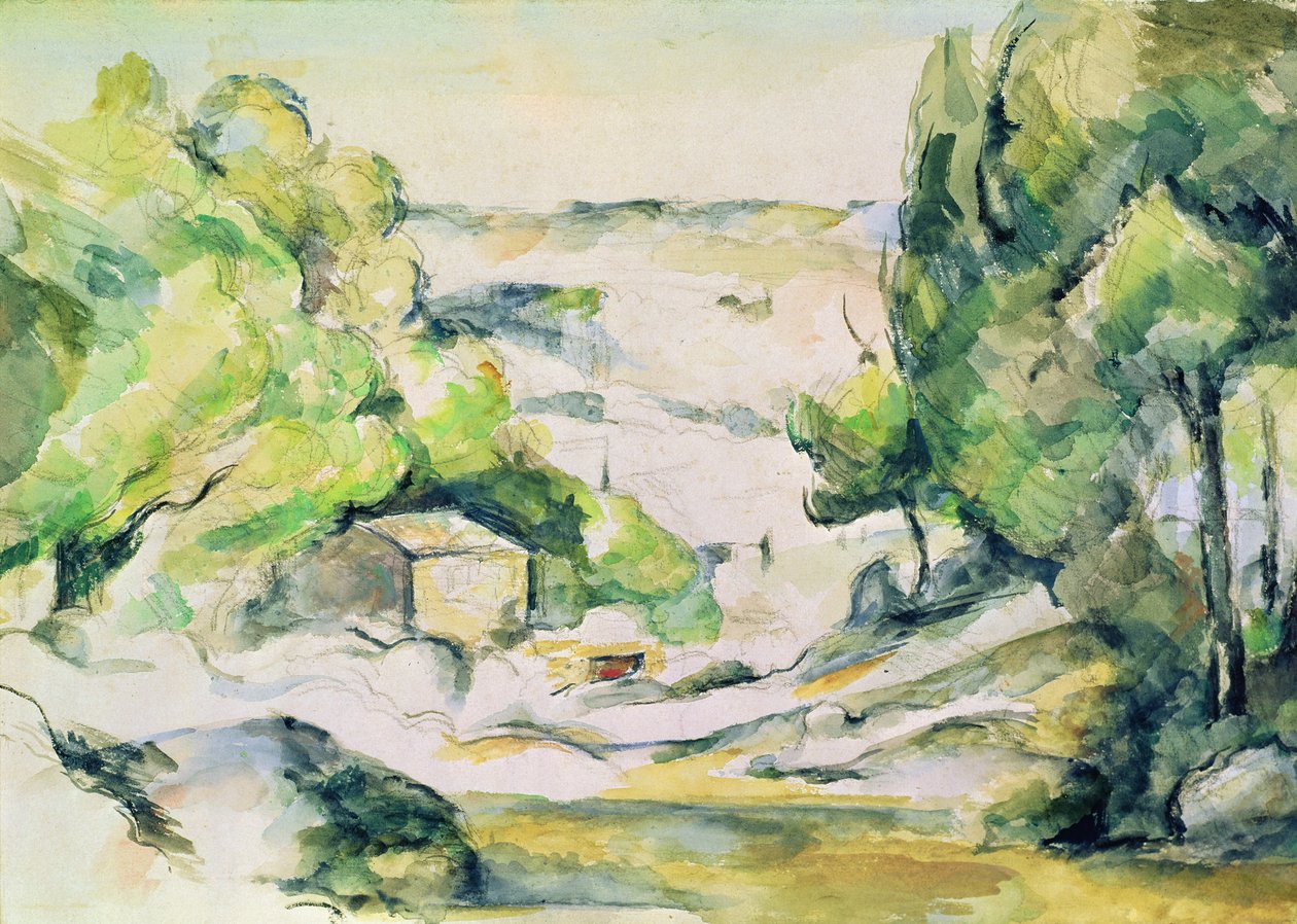 Provencen maaseutu tekijältä Paul Cézanne