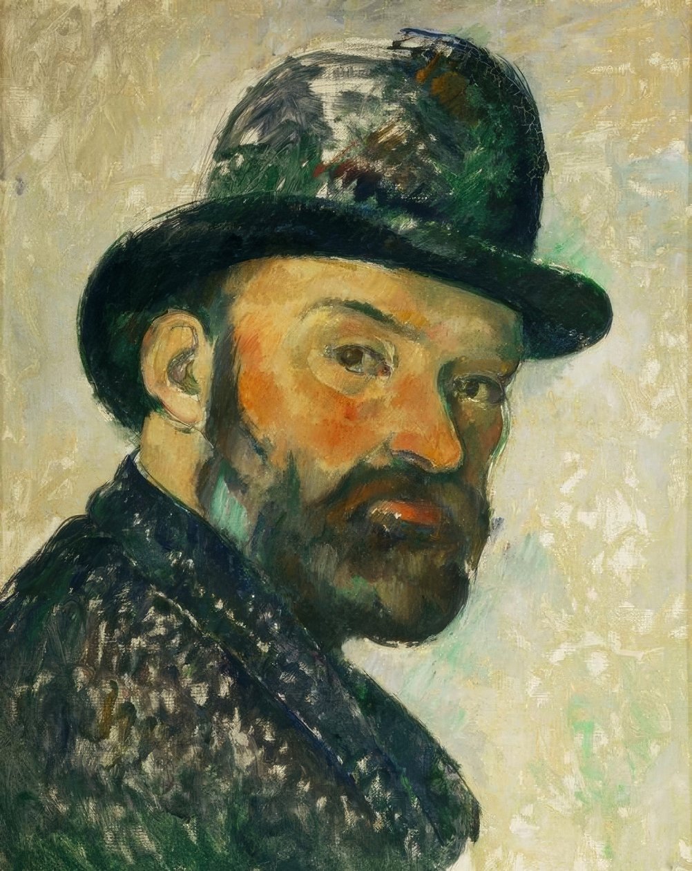 Cézanne au Chapeau -meloni (esquisse) tekijältä Paul Cézanne