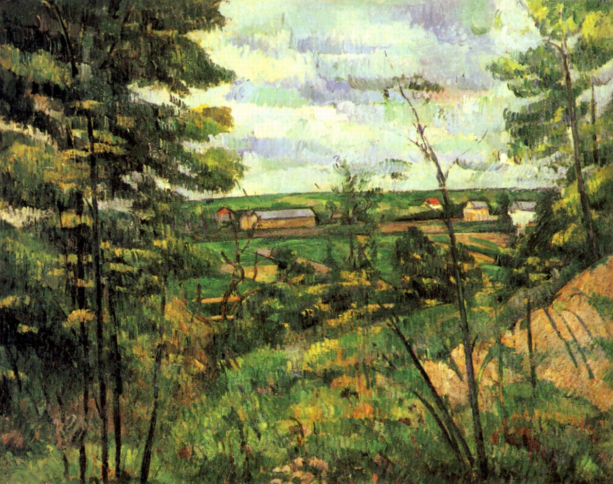 Das Tal der Oise tekijältä Paul Cézanne