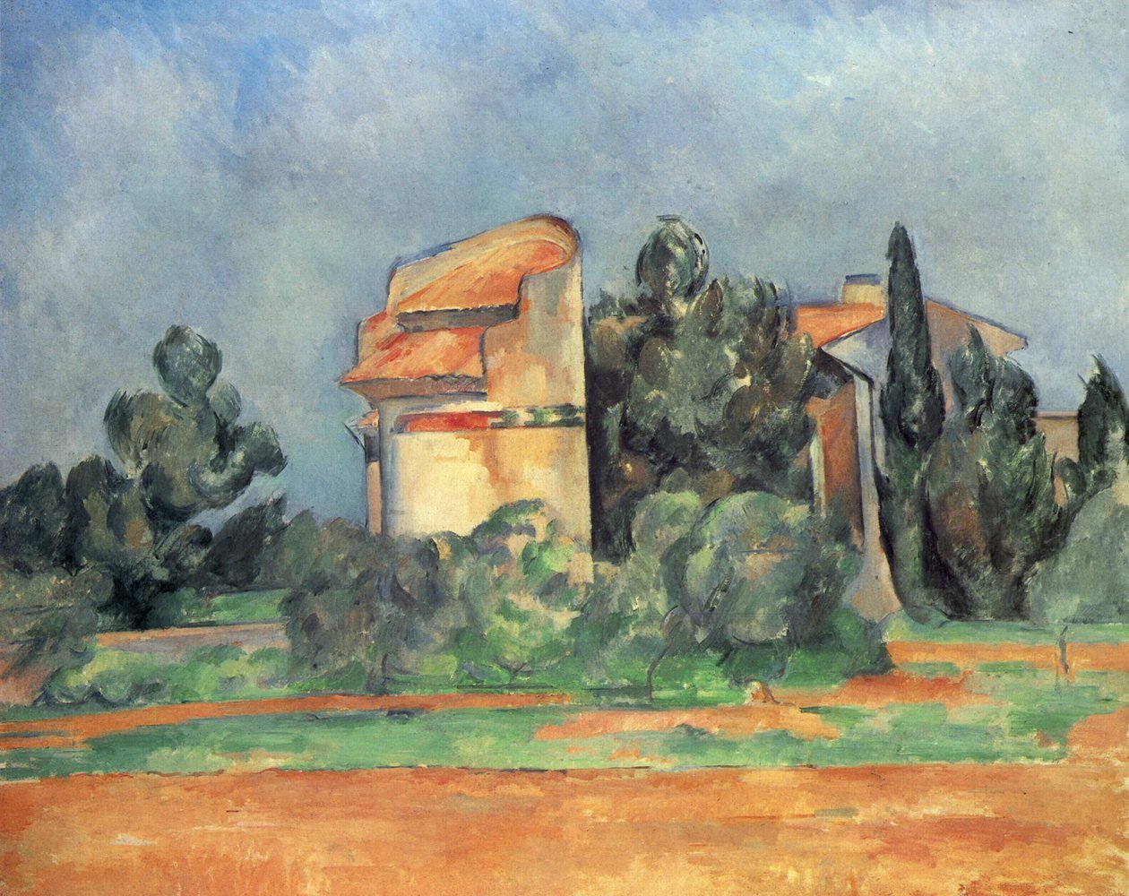 Der Taubenschlag Bellevuessa tekijältä Paul Cézanne