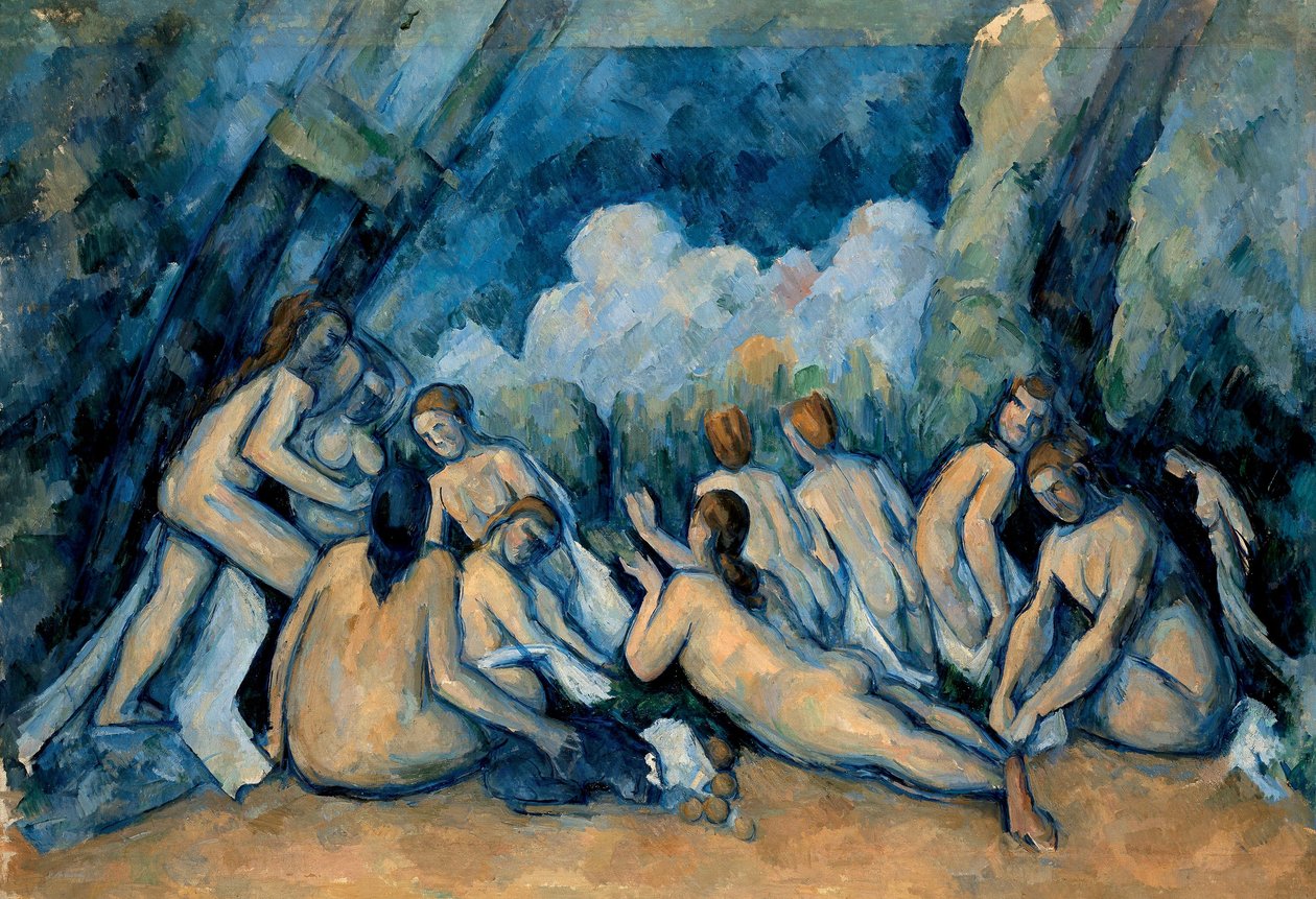 Les Grandes Baigneuses tekijältä Paul Cézanne