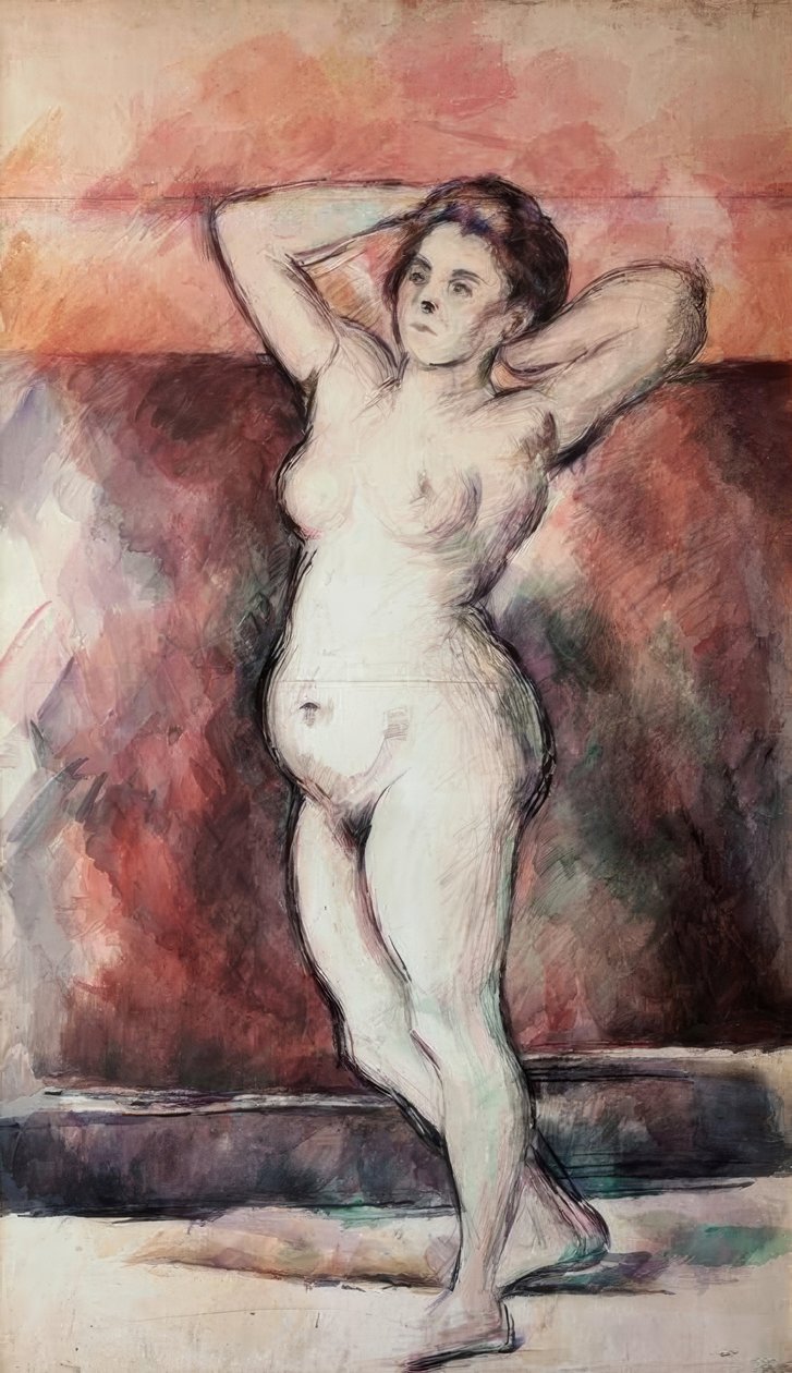 Femme nue debout tekijältä Paul Cézanne