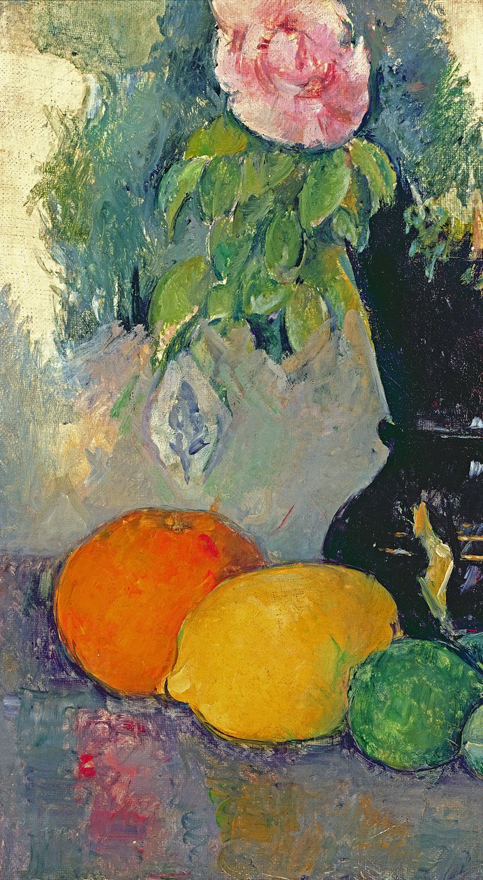 Kukat ja hedelmät, n. 1880 (katso myös 287552) tekijältä Paul Cézanne