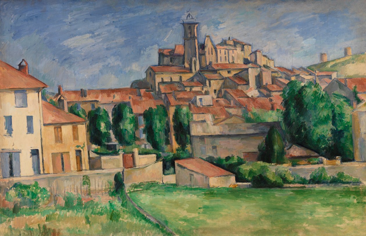 Gardanne (vaakanäkymä) n. 1885 tekijältä Paul Cézanne