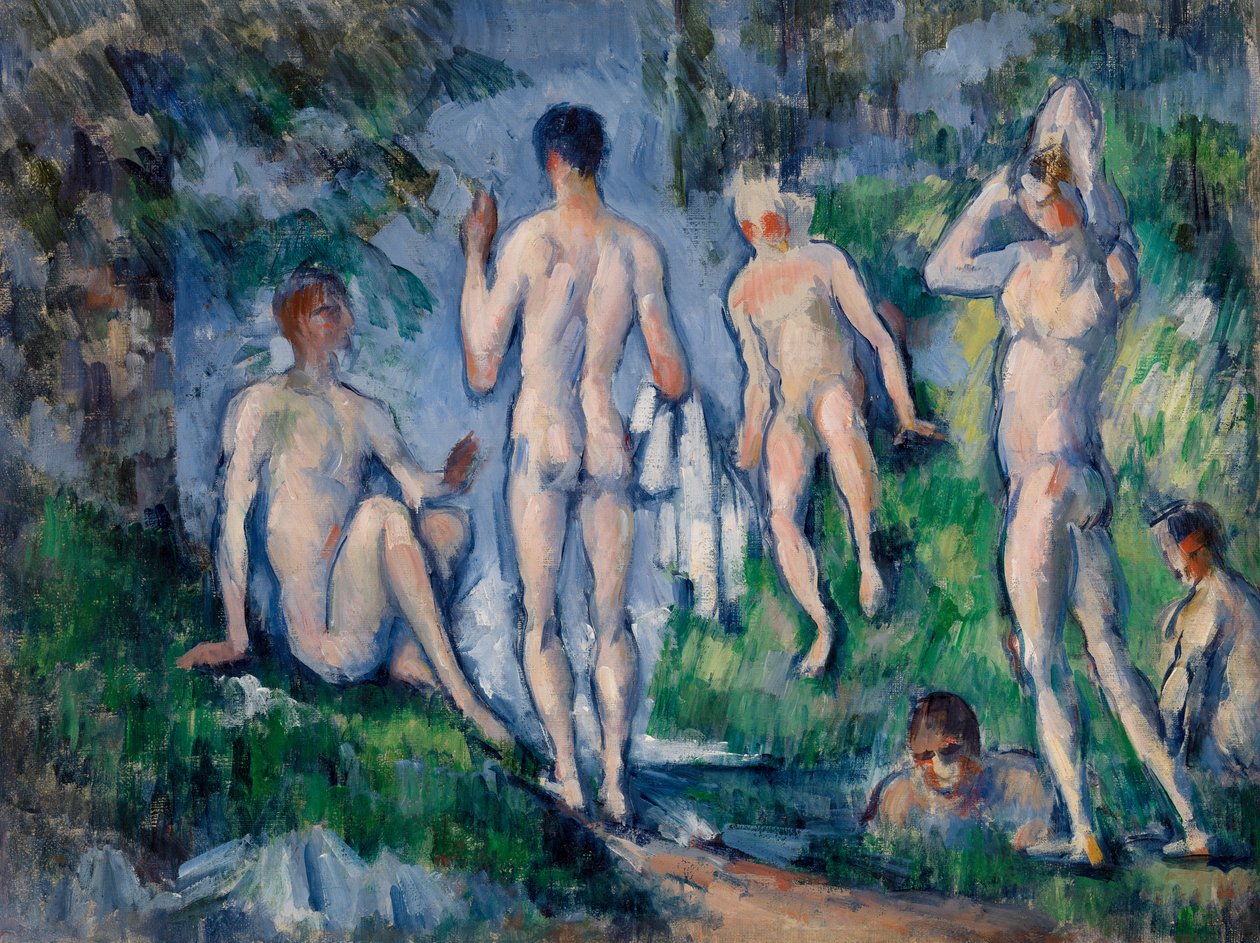 Kylpyläryhmä, 1892-94 tekijältä Paul Cézanne