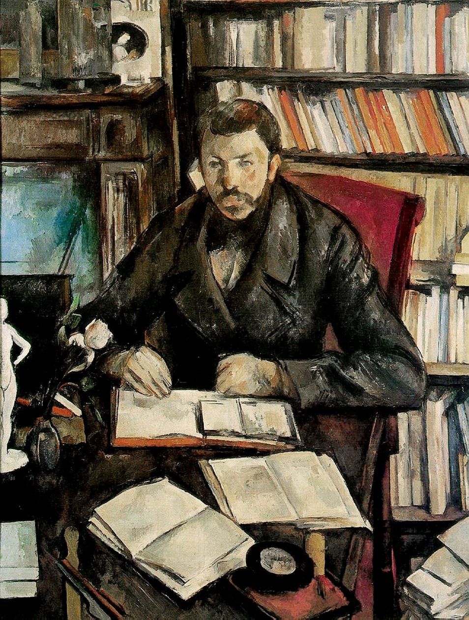 Gustave Geffroy, 1895 tekijältä Paul Cézanne