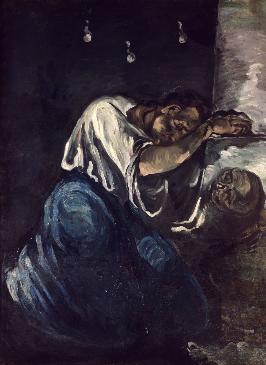 La Madeleine tai La Douleur, n. 1869 tekijältä Paul Cézanne