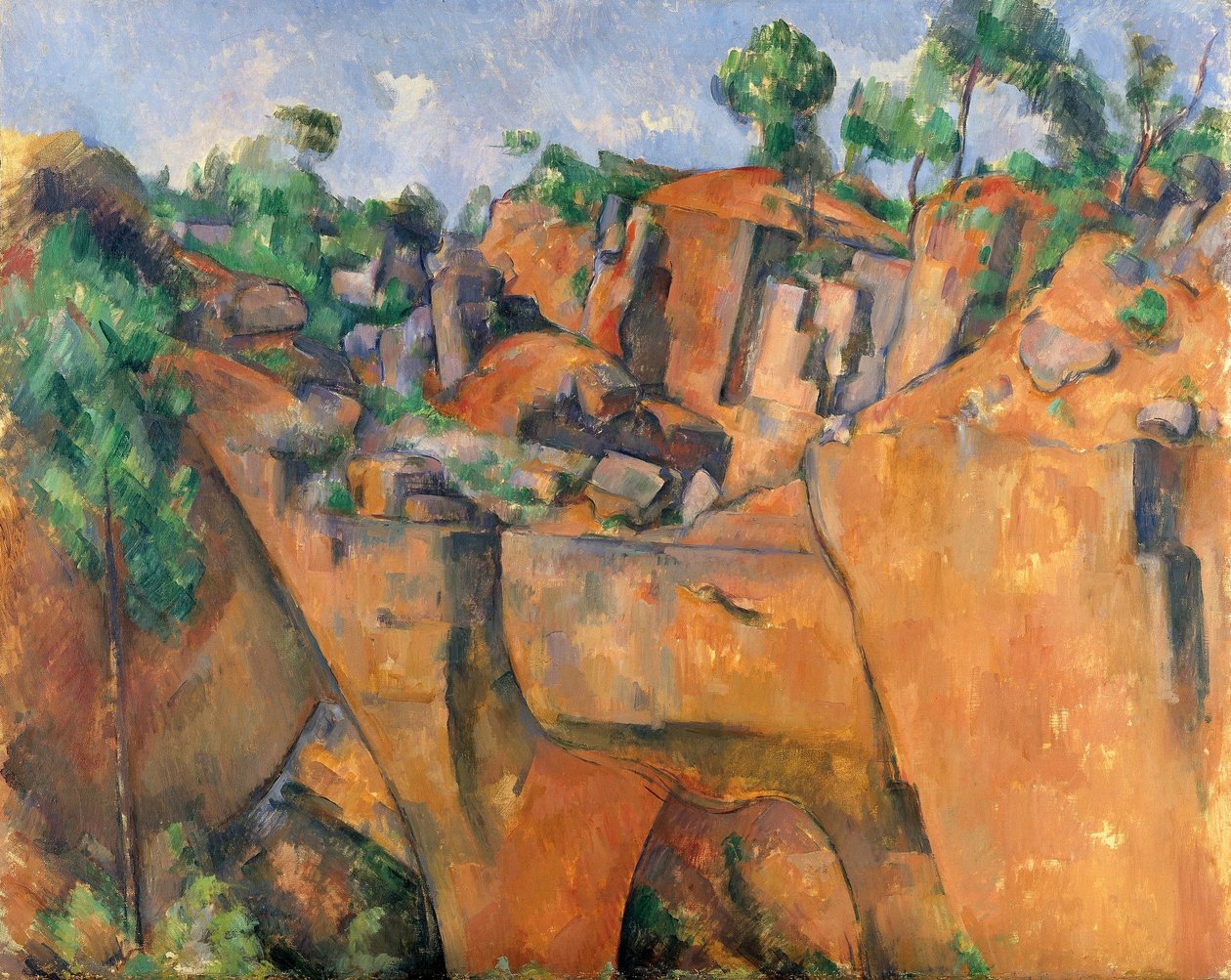 La Carrière de Bibémus tekijältä Paul Cézanne