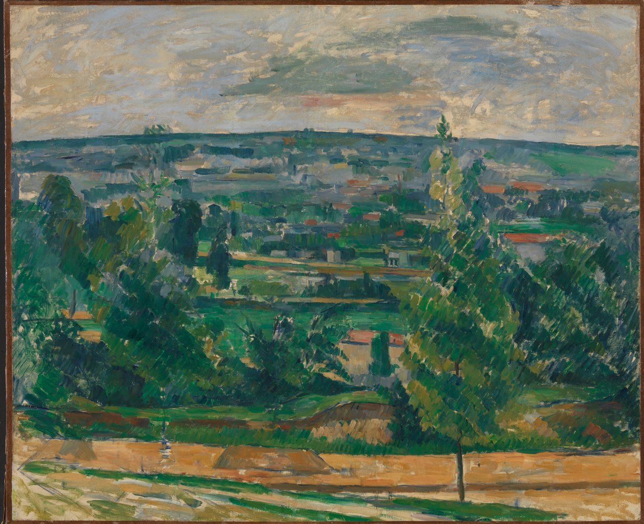 Maisema Jas de Bouffanilta tekijältä Paul Cézanne