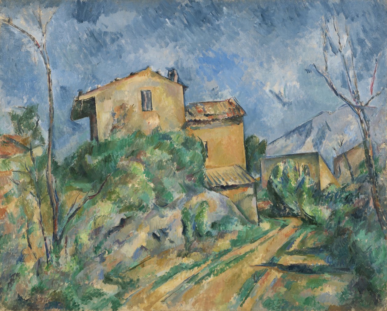 Maison Maria näköalalla Château Noirille tekijältä Paul Cézanne
