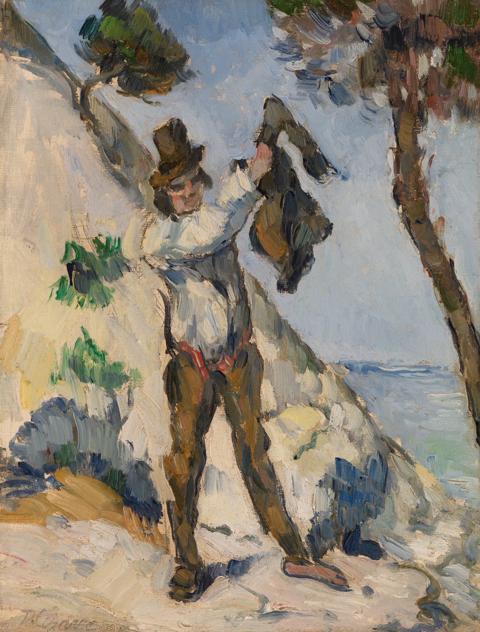 Mies liivi kanssa, n.1873 tekijältä Paul Cézanne