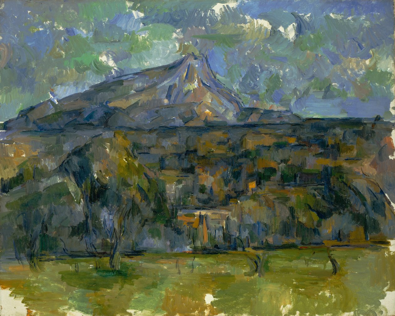 Mont Sainte-Victoire tekijältä Paul Cézanne