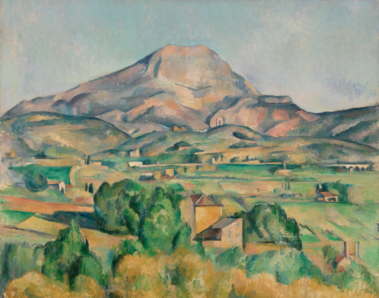 Mount Sainte-Victoire, 1892-95 tekijältä Paul Cézanne