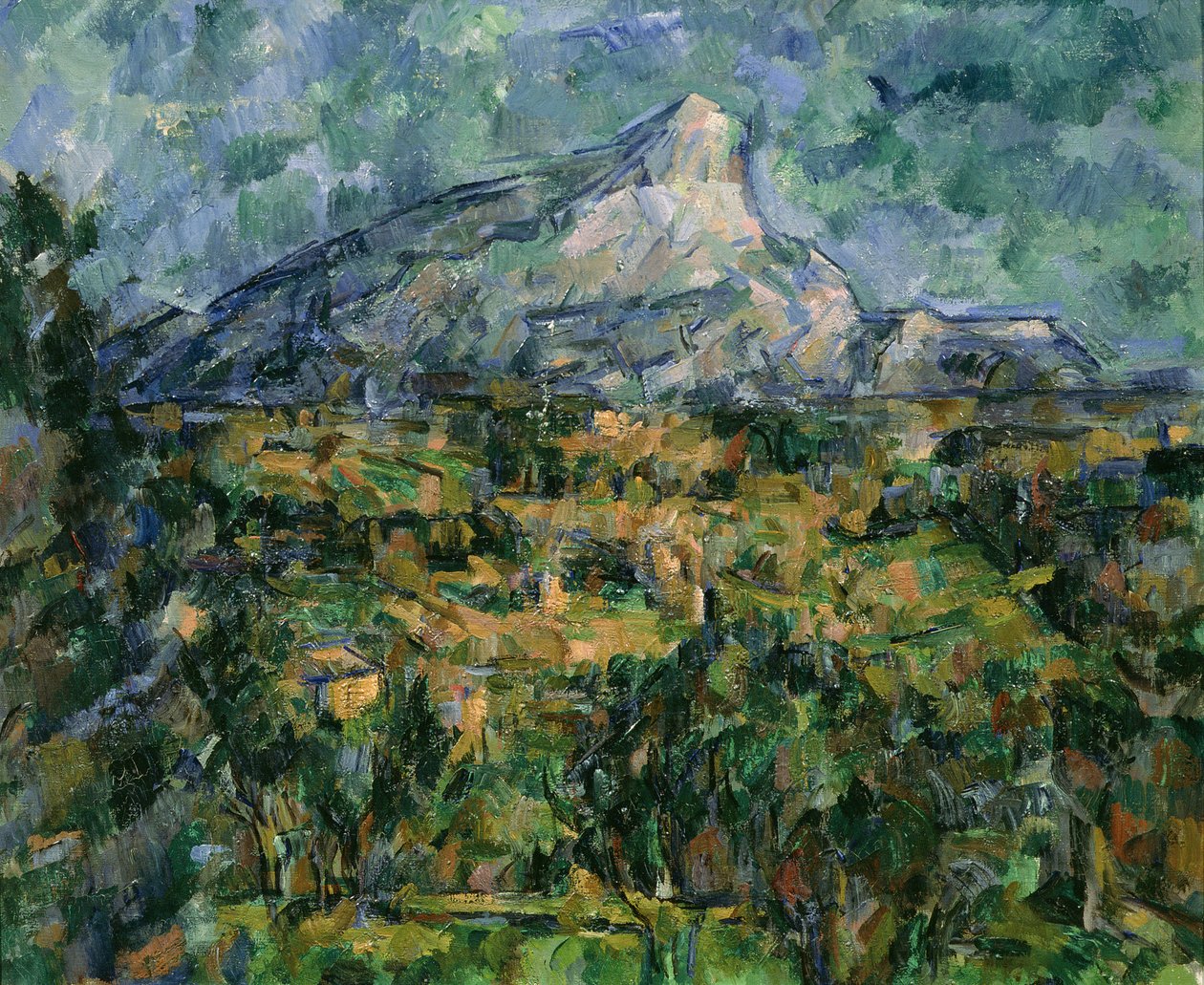 Mont Sainte-Victoire, 1904-05 tekijältä Paul Cézanne