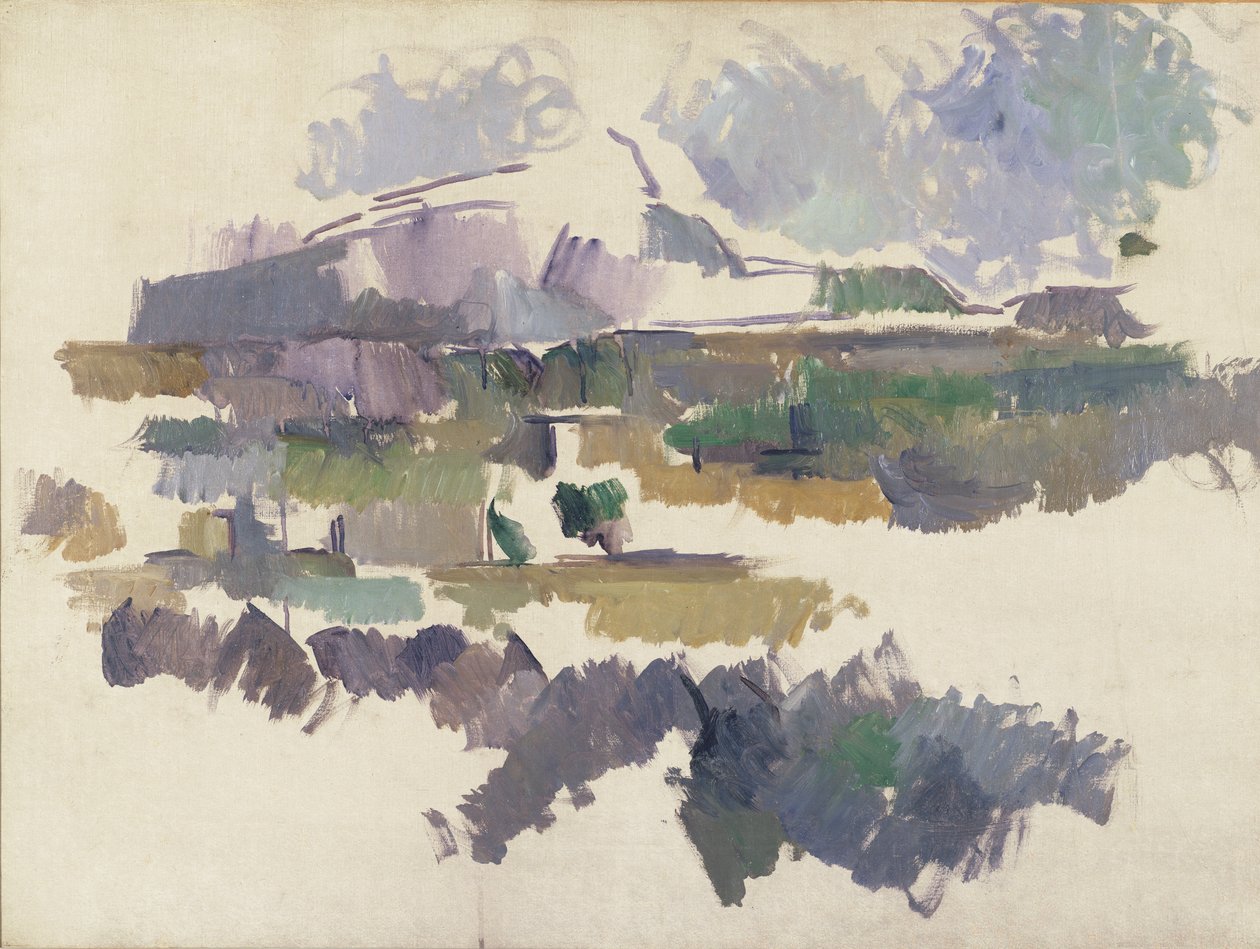 Montagne Sainte-Victoire, 1904-05 tekijältä Paul Cézanne
