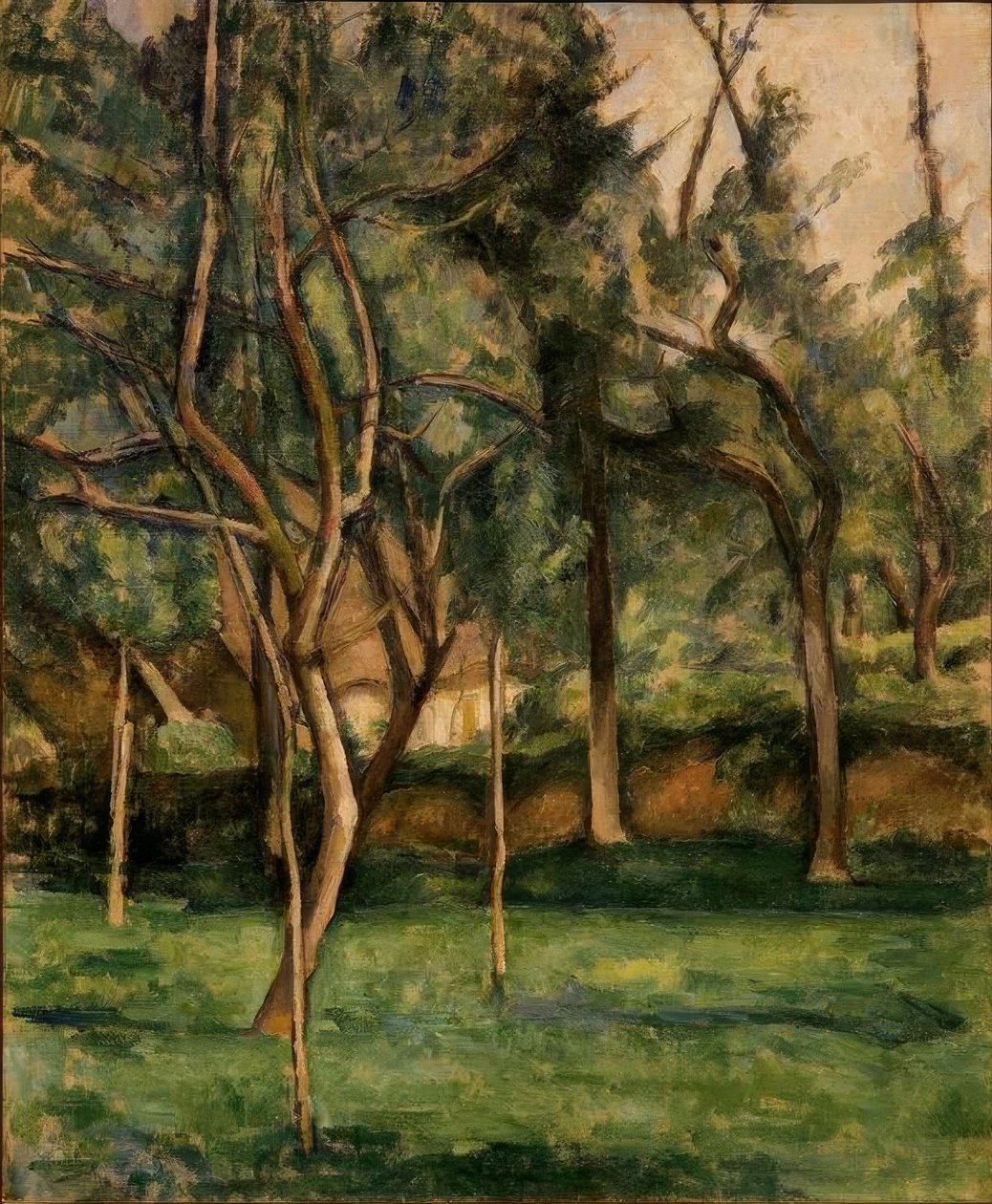 P.Cézanne, Gehöft in der Normandie tekijältä Paul Cézanne