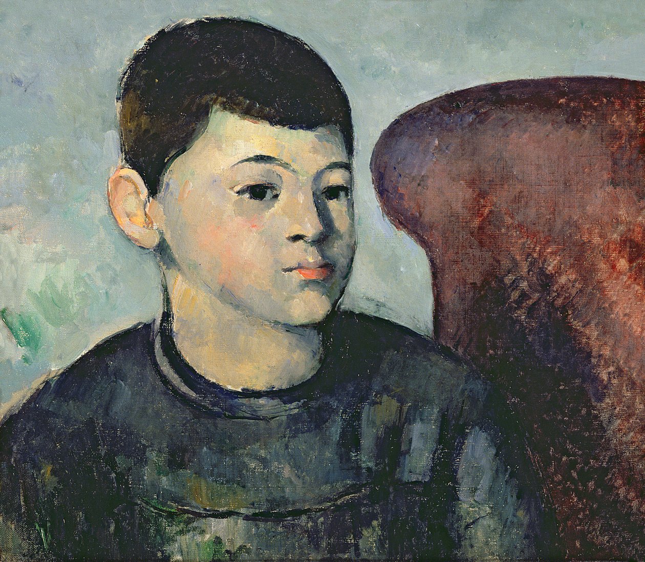Muotokuva taiteilijan pojasta, 1881-82 (katso myös 287554) tekijältä Paul Cézanne