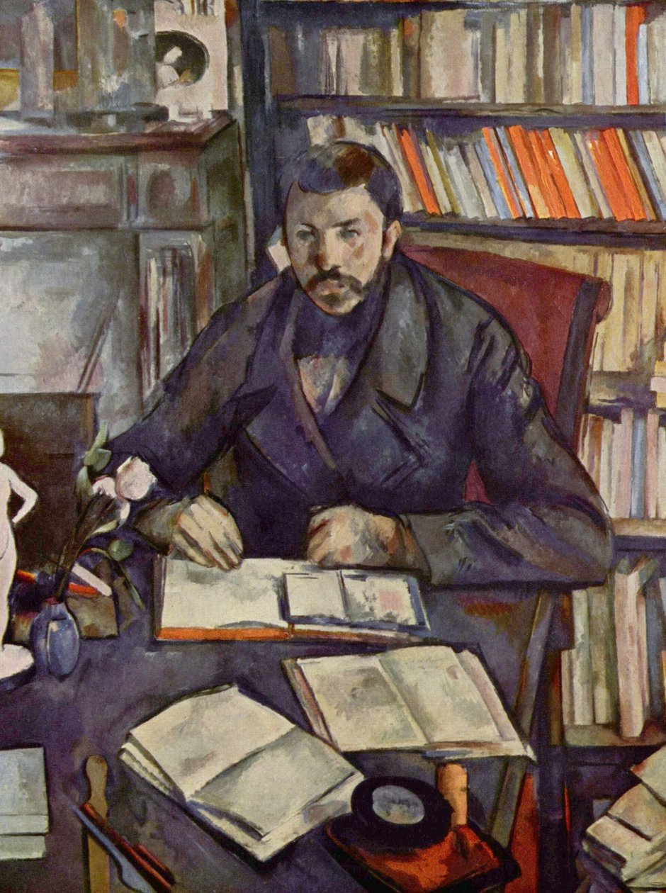 Porträt Gustave Geffroy tekijältä Paul Cézanne
