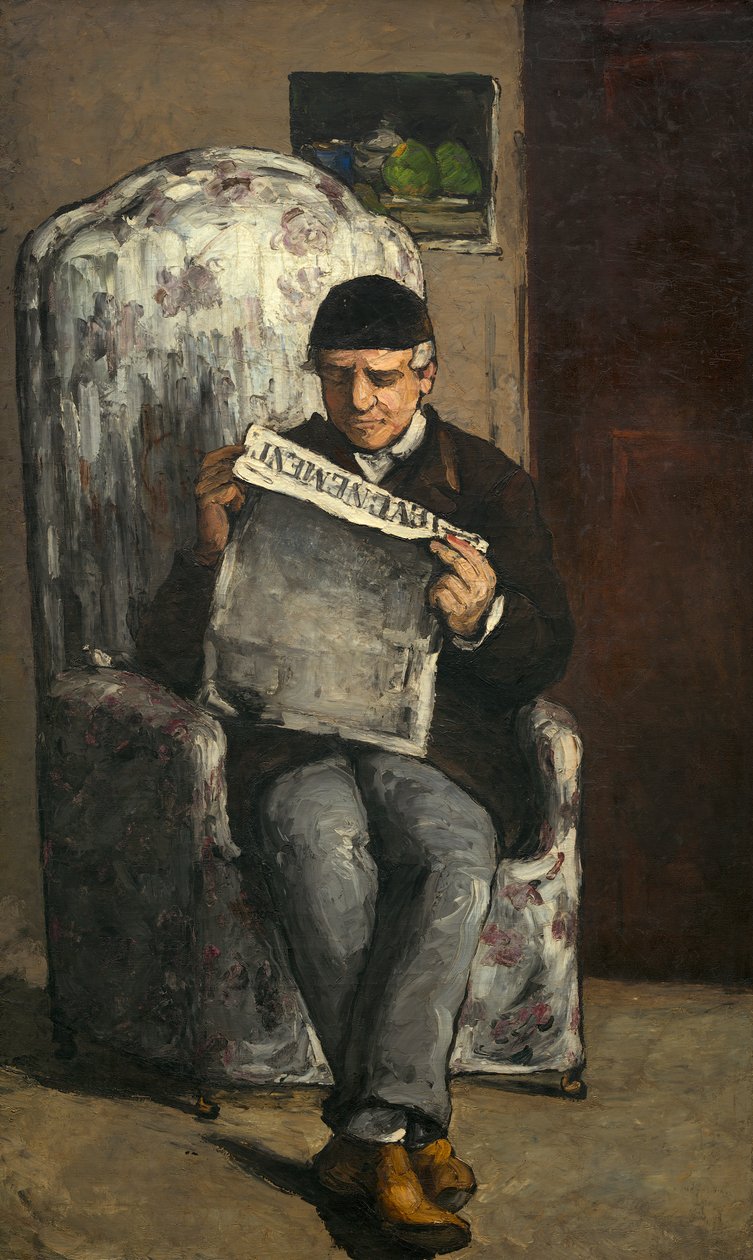 Porträt des Louis-Auguste Cézanne tekijältä Paul Cézanne