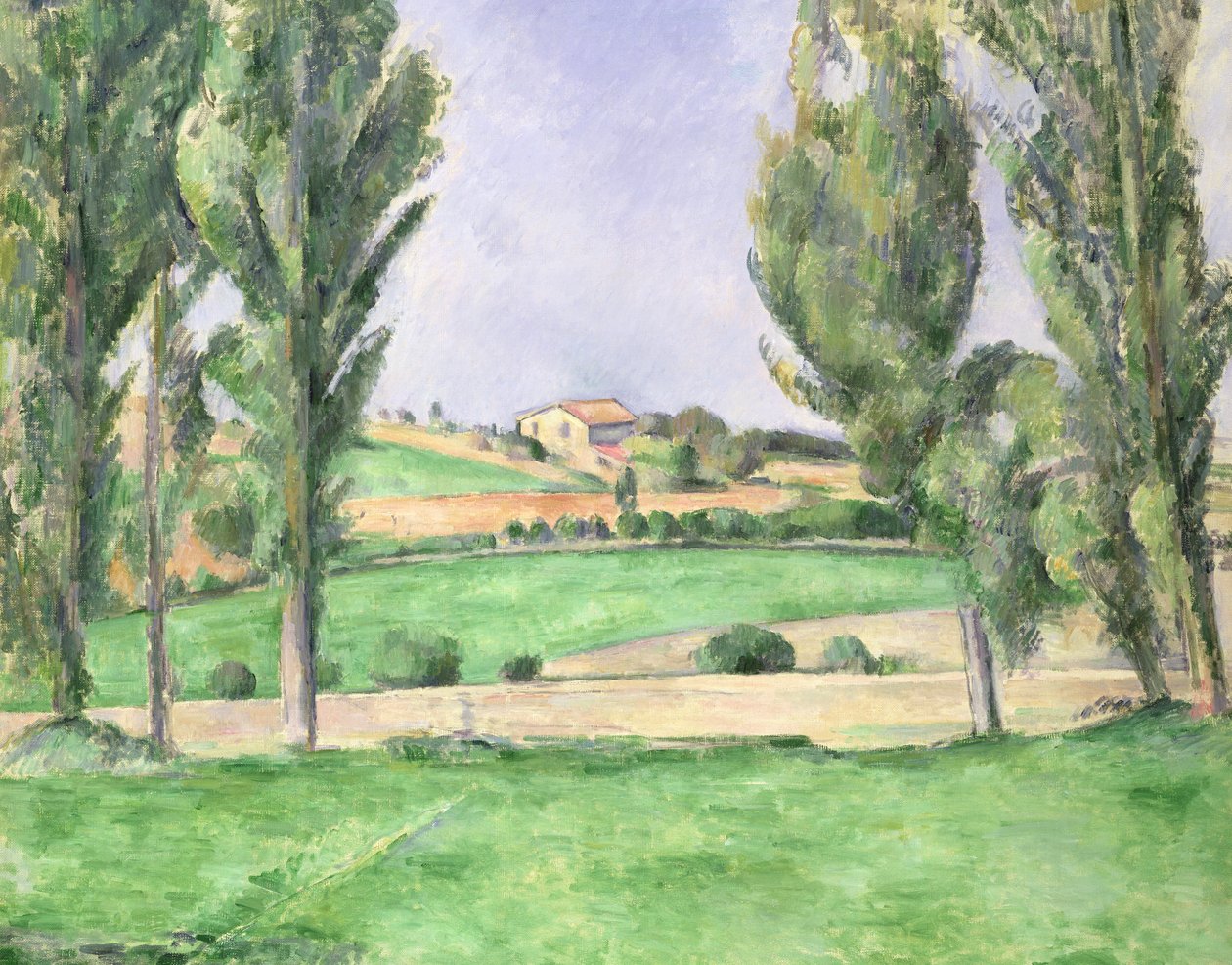 Provencen maisema, n. 1885-1887 tekijältä Paul Cézanne
