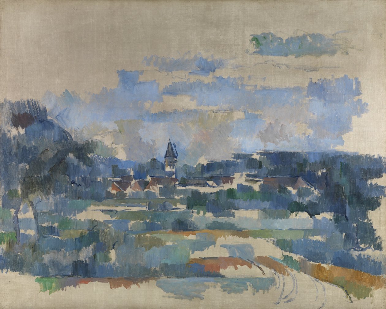 Turning Road, 1902-06 tekijältä Paul Cézanne
