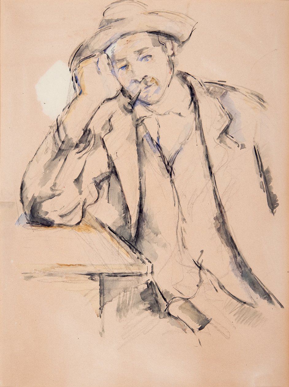 Tupakka (paperilla wc) (katso myös 112378) tekijältä Paul Cézanne