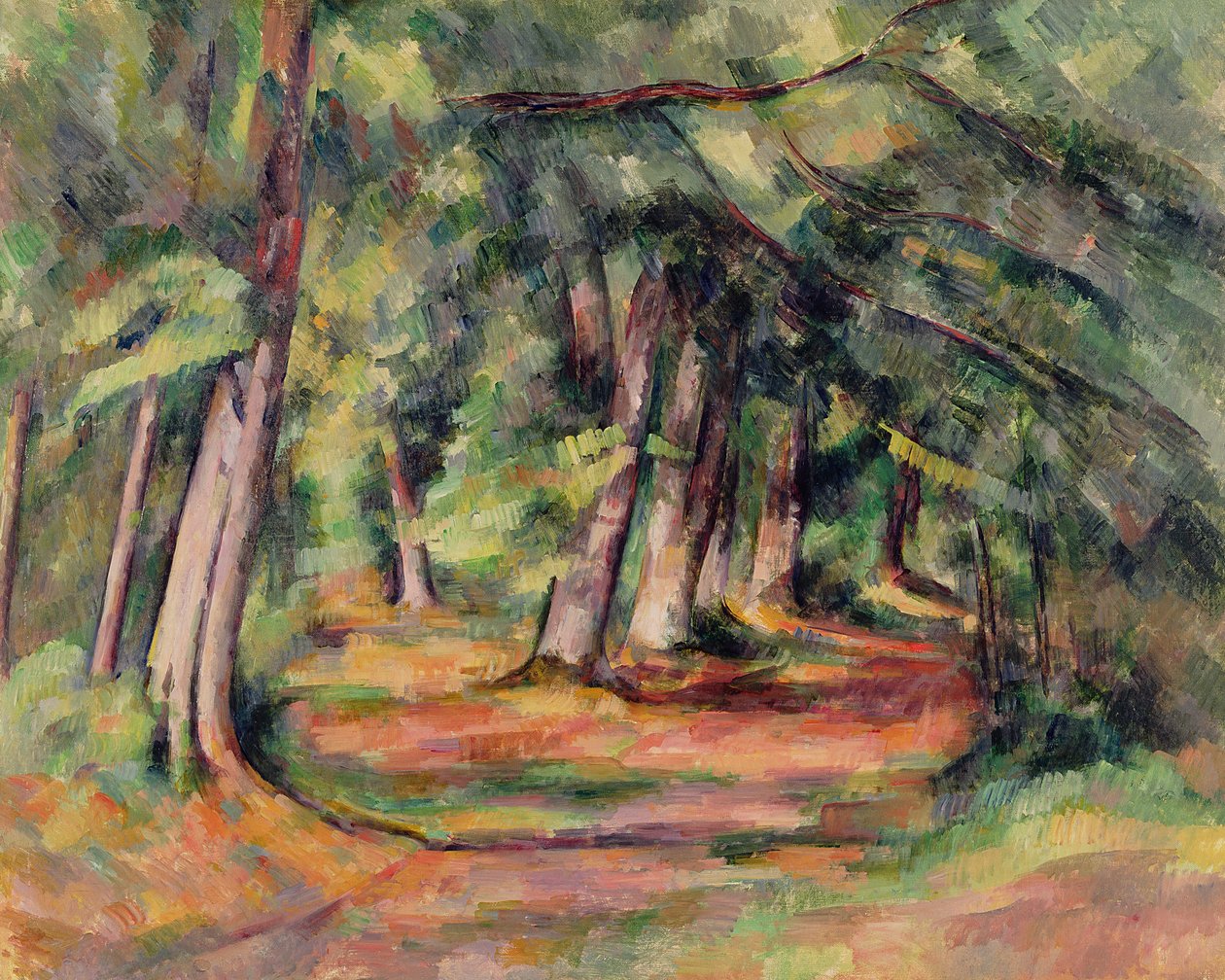 Sous-bois (pres du Jas de Bouffan) 1890-94 tekijältä Paul Cézanne