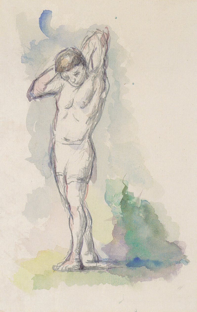 Seisova uimari tekijältä Paul Cézanne