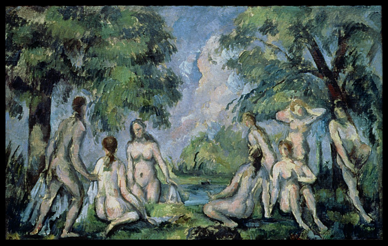 The Bathers, n. 1890-1900 tekijältä Paul Cézanne