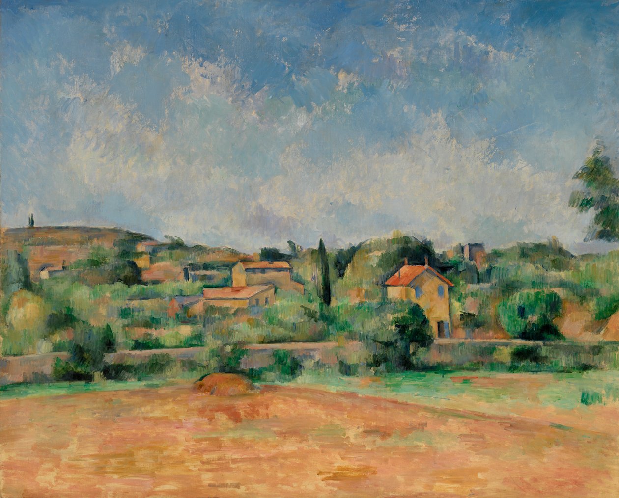 Bellevue Plain tai The Red Earth, 1890-92 tekijältä Paul Cézanne