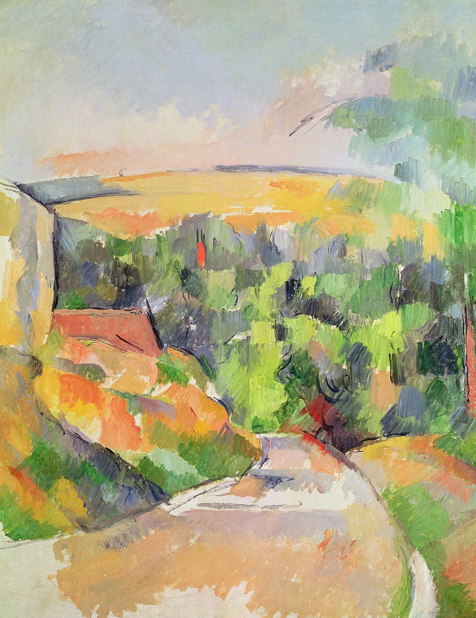 Tien mutka, 1900-06 tekijältä Paul Cézanne