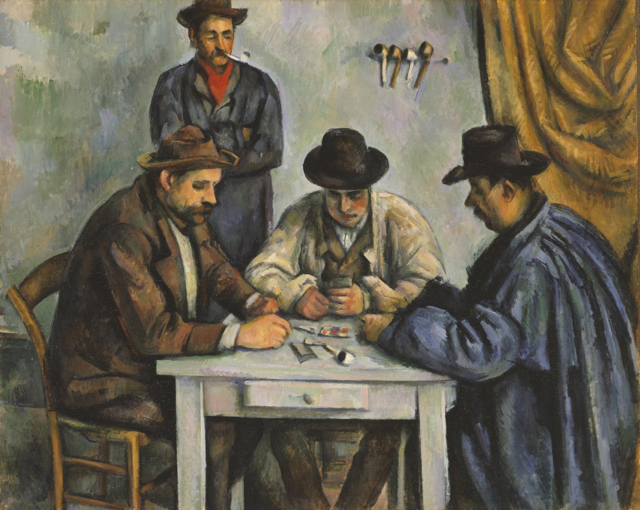 Kortin pelaajat tekijältä Paul Cézanne