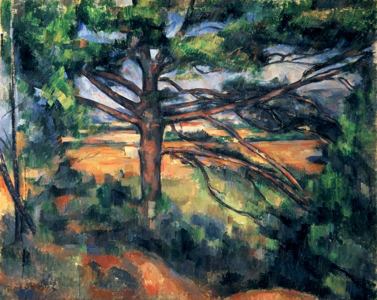 Suuri mänty, 1895-97 tekijältä Paul Cézanne