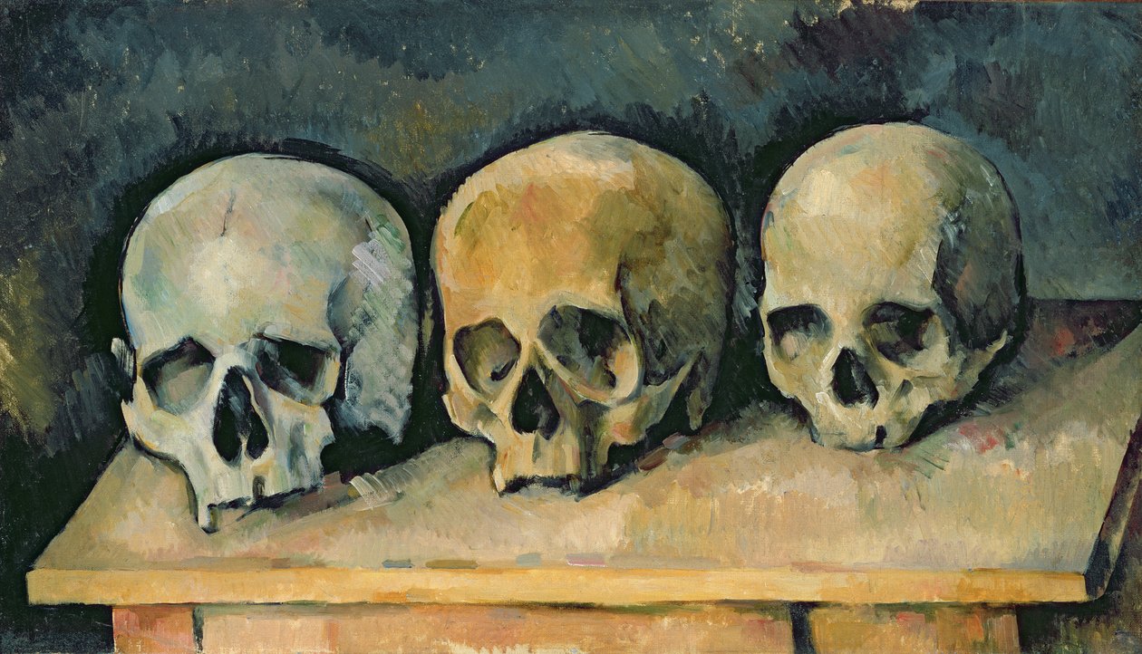 Huonekalut ja erilaiset esineet 1100- ja 1300-luvuilta tekijältä Paul Cézanne