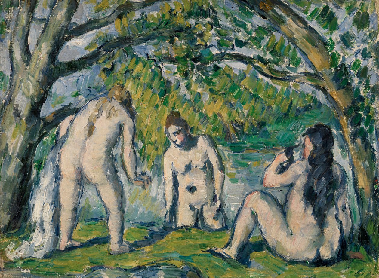 Kolme uimaria tekijältä Paul Cézanne
