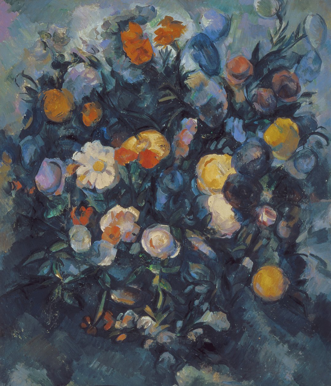 Maljakko kukkia, 19 tekijältä Paul Cézanne