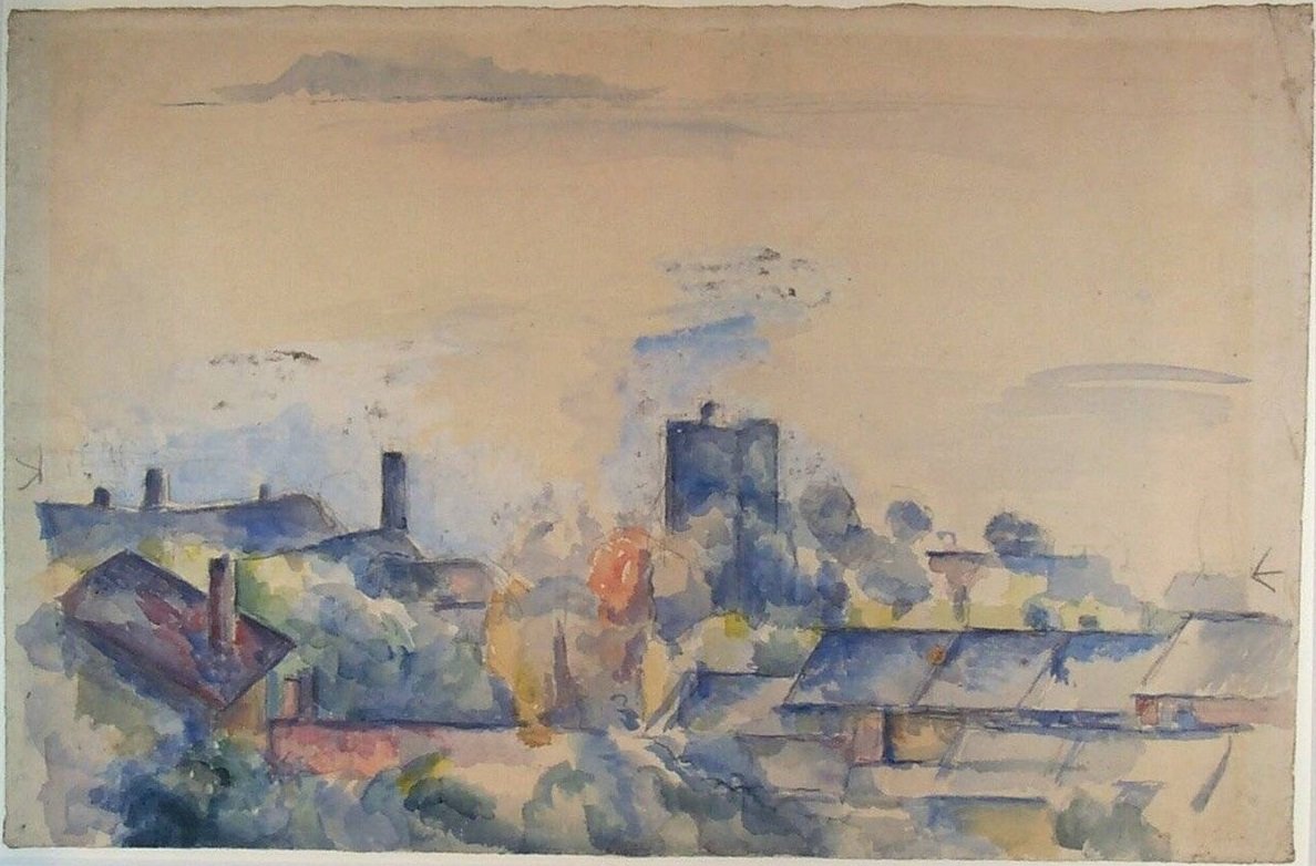 Näkymä LEstaqueen ja Marseillen lahdelle tekijältä Paul Cézanne