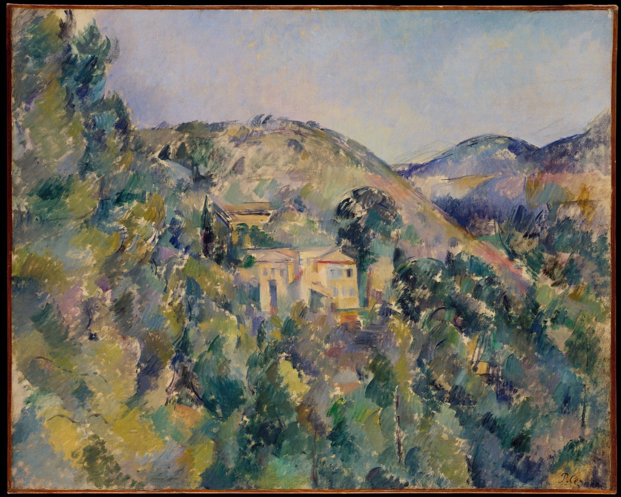 Näkymä Domaine Saint-Josephiin, 1880-luvun loppupuoli tekijältä Paul Cézanne