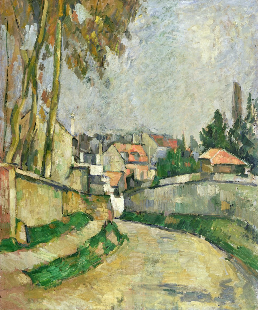 Village Road, 1879-82 tekijältä Paul Cézanne