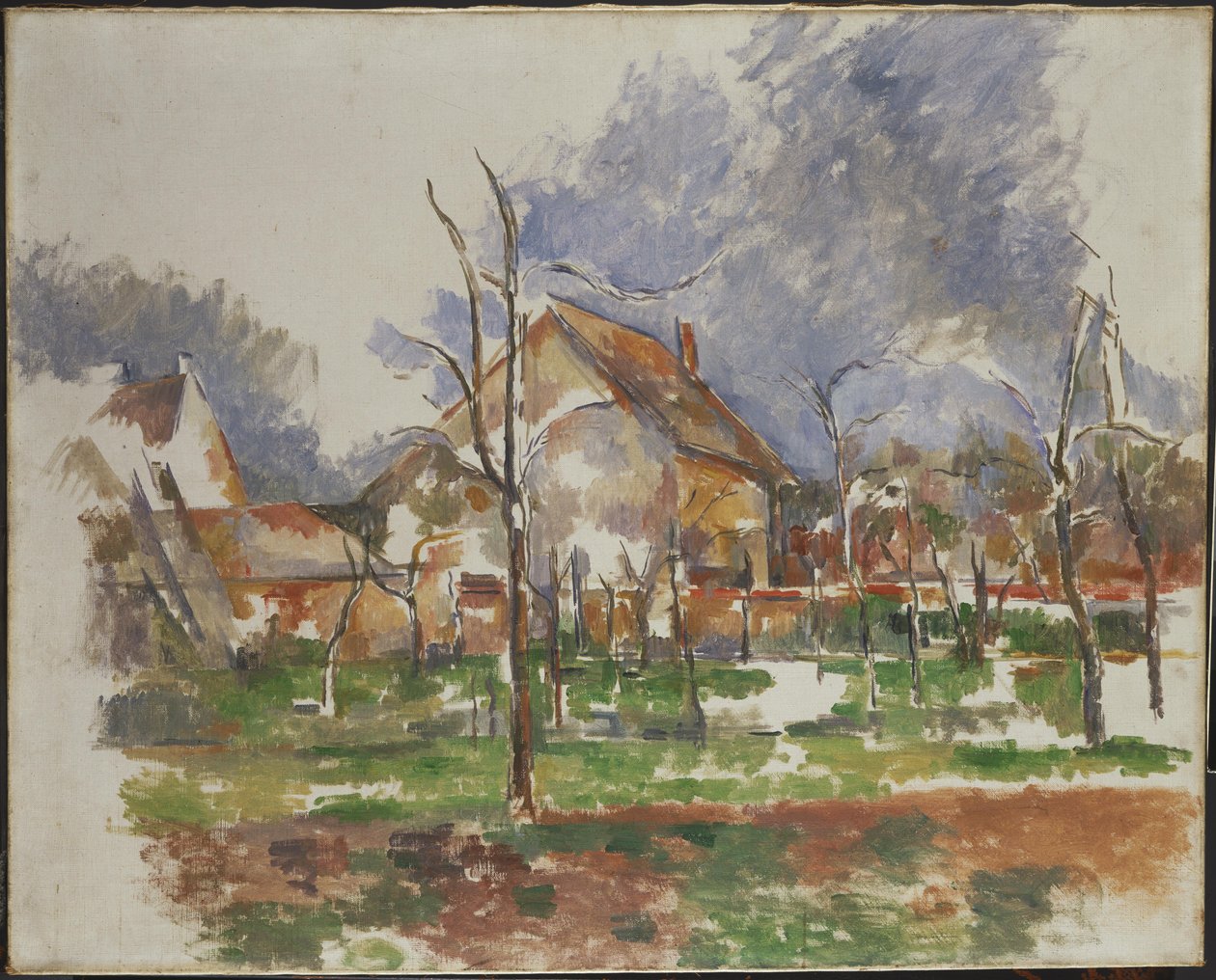 Talvimaisema, Giverny tekijältä Paul Cézanne