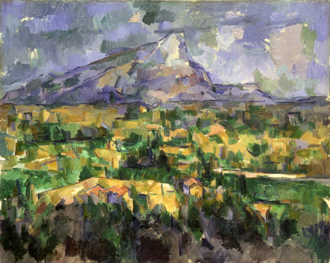 Mont Sainte-Victoire tekijältä Paul Cézanne