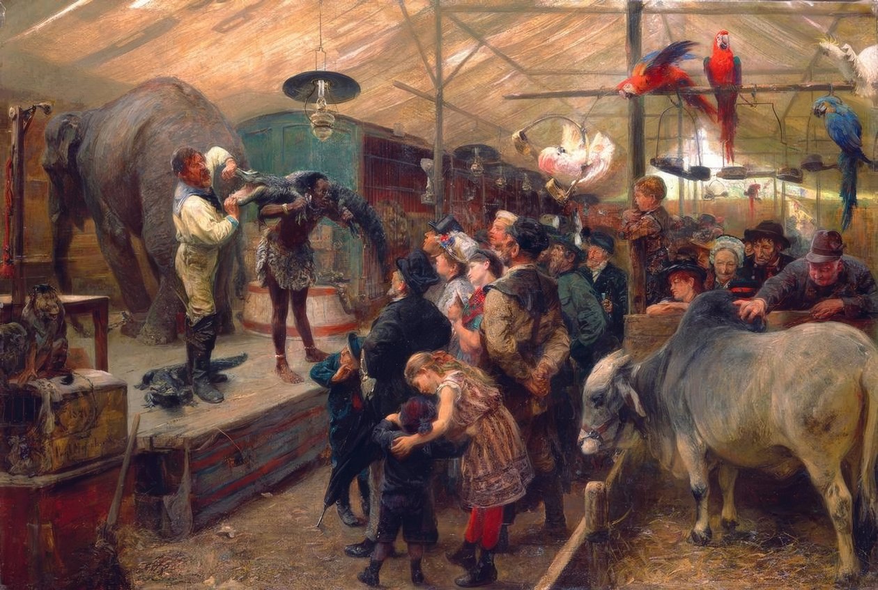 In der Tierbude tekijältä Paul Friedrich Meyerheim