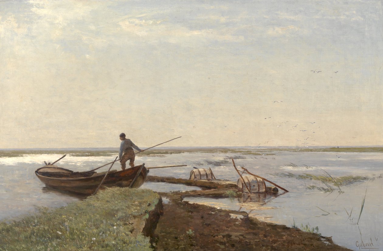 Polderin maisema (Kamperpolderissa) tekijältä Paul Joseph Constantin Gabriel