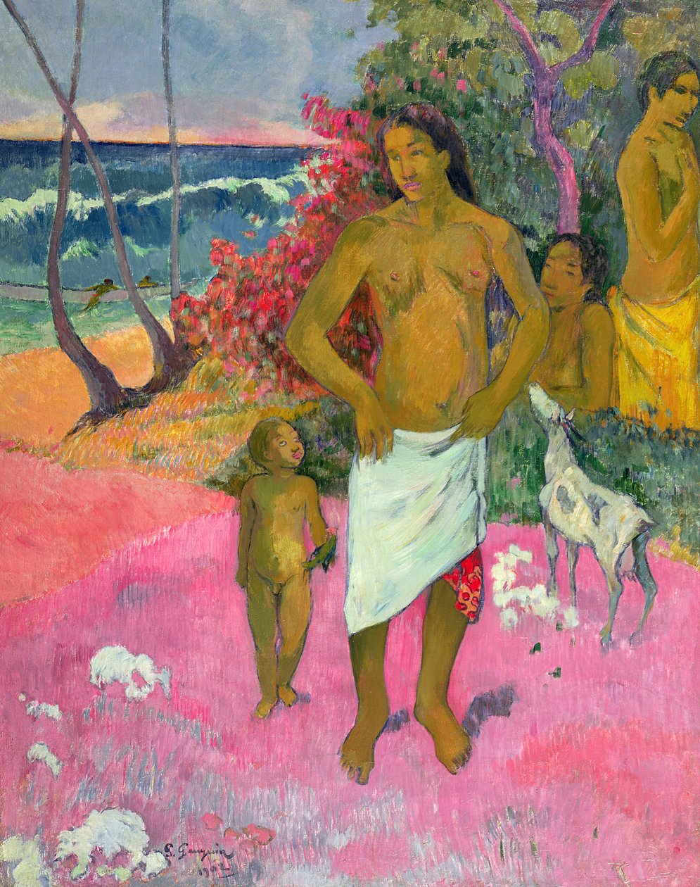 Kävely meren rannalla, 1902 tekijältä Paul Gauguin
